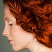 girl with red hair